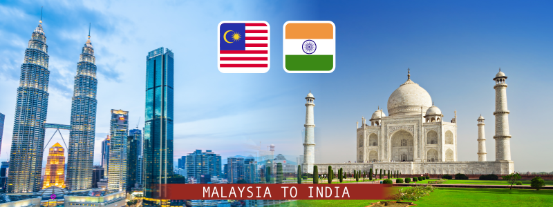 Send money from Malaysia to India